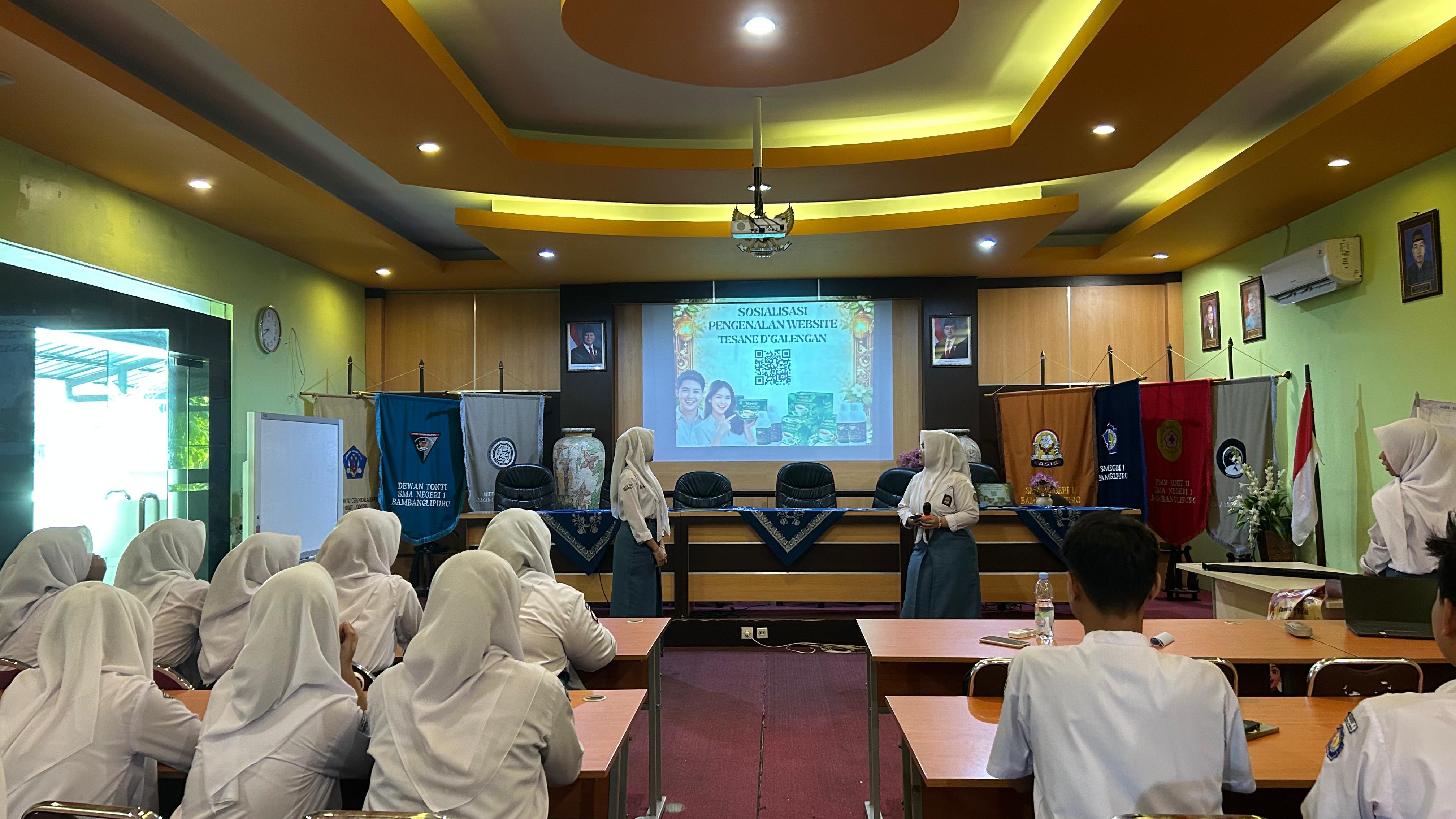 Sosialisasi Website TESANE D'GALENGAN